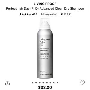 Living Proof Perfect Hair Day *advanced clean dry shampoo* 5.5 oz NWT